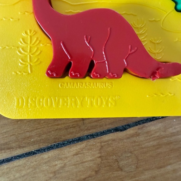 Discovery Toys PLACE & TRACE Stencil Puzzle Set 1990 Complete 3 Trays 18 Objects - Picture 6 of 12